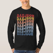 Daejeon City Groovy Retro Tシャツ (正面)