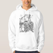 Daejeon South Korea City Map パーカ (正面)