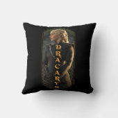 Daenerys Targaryenグラフィック「ドラカリス」 クッション (裏面)
