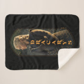 Daenerys Targaryenグラフィック「ドラカリス」 シェルパブランケット (正面(横))