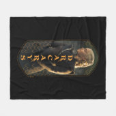 Daenerys Targaryenグラフィック「ドラカリス」 フリースブランケット (正面(横))