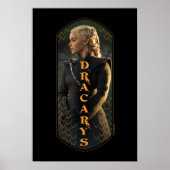 Daenerys Targaryenグラフィック「ドラカリス」 ポスター (正面)