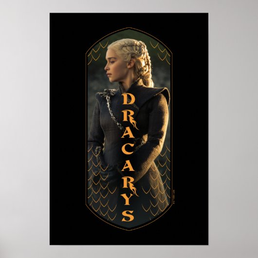 Daenerys Targaryenグラフィック「ドラカリス」 ポスター (正面)