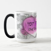 Daf Yomi "どのページに載ってる？" モーフィングマグカップ (左)