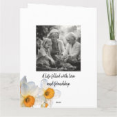 Daffodilお祝いのライフプログラム カード (裏面)