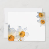 Daffodilお祝いのLife Photo Card 招待状 (裏面)