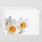 Daffodilエレガント葬儀アナウンスメントカード 招待状 (裏面)