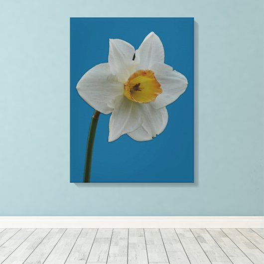 Daffodilキャンバス印刷 キャンバスプリント (インサイチュ (ウッドフロア))