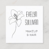 Daffodilスケッチ名刺 スクエア名刺 (正面)