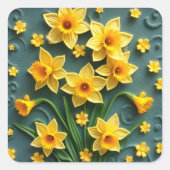 Daffodilスタンプ スクエアシール (正面)