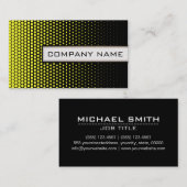 Daffodilテクノドットエレガントブモダンラック 名刺 (正面/裏面)