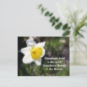 Daffodilハピネス写真と引用文 ポストカード (スタンド正面)