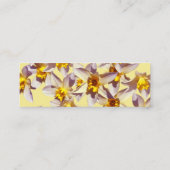 Daffodilフォトフローラ名刺 スキニー名刺 (裏面)