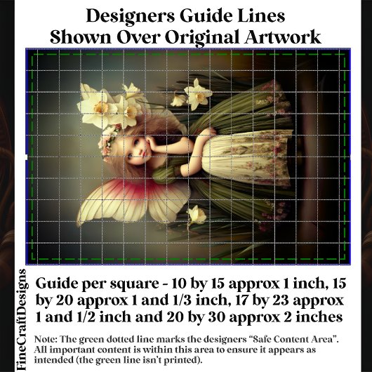 Daffodilフラワーガールフェアリー、緑のDL5RFデコページ 薄葉紙