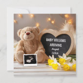 Daffodilベビー発表ソーシャルメディア 招待状 (正面)