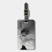 Daffodilモノクロ写真 ラゲッジタグ (正面縦)