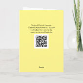 Daffodil印象派ガッシュアートノートカード カード (裏面)