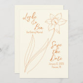 Daffodil日付の保存 セーブザデート (正面/裏面)