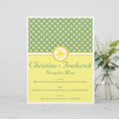 Daffodil結婚のメニューとプログラムフライヤー (スタンド正面)