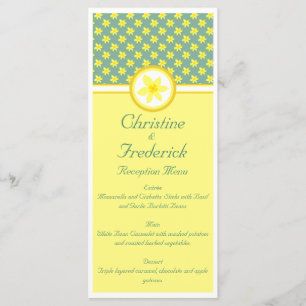 Daffodil結婚のメニューとプログラム メニュー