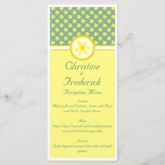 Daffodil結婚のメニューとプログラム メニュー