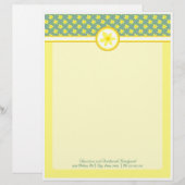 Daffodil結婚のレターヘッド レターヘッド (正面/裏面)