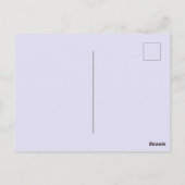 Daffodil花新しい住所はがき移動する ポストカード (裏面)