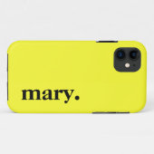 Daffodil黄無地の色エレガント名 Case-Mate iPhoneケース (裏面(横))