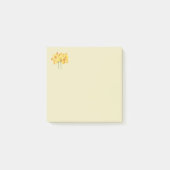 Daffodil黄色のPost it notes ポストイット (正面)