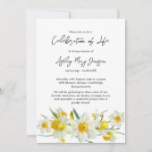 Daffodil Celebration of Life Funeral 招待状 (正面)