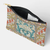 Daffodil chintzアールヌーボー壁紙 アクセサリーポーチ (見開き)