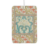 Daffodil chintzアールヌーボー壁紙 カーエアーフレッシュナー (正面)