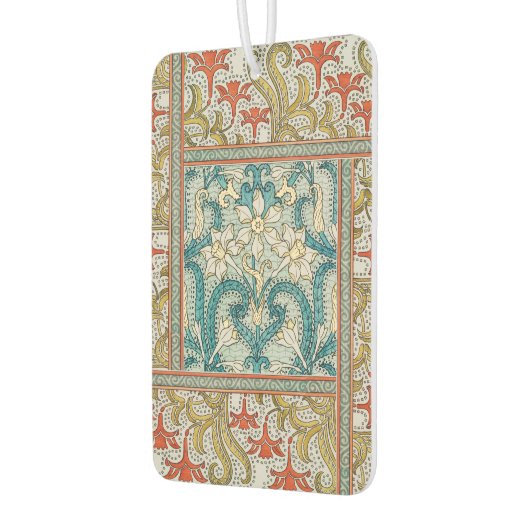 Daffodil chintzアールヌーボー壁紙 カーエアーフレッシュナー (左)