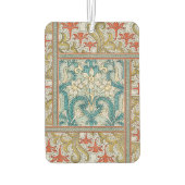 Daffodil chintzアールヌーボー壁紙 カーエアーフレッシュナー (裏面)