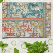 Daffodil chintzアールヌーボー壁紙 キッチンタオル (折り畳み)