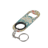 Daffodil chintzアールヌーボー壁紙 キーホルダー栓抜き (裏面アングル)