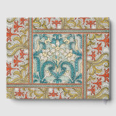 Daffodil chintzアールヌーボー壁紙 ゲストブック (裏面)