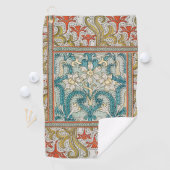 Daffodil chintzアールヌーボー壁紙 ゴルフタオル (インサイチュ)