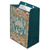 Daffodil chintzアールヌーボー壁紙 ミディアムペーパーバッグ (裏面アングル)