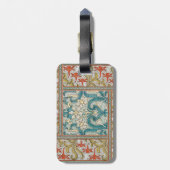 Daffodil chintzアールヌーボー壁紙 ラゲッジタグ (裏面縦)