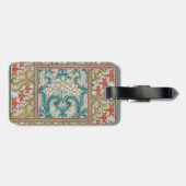 Daffodil chintzアールヌーボー壁紙 ラゲッジタグ (裏面横)