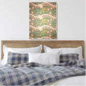 Daffodil Chintz', 1875 キャンバスプリント (インサイチュ (寝室))