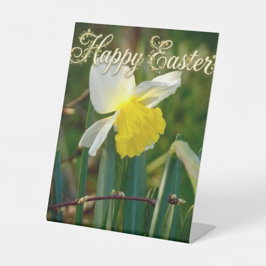 Daffodil & Easter wishes 台座サイン (正面)