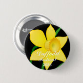 Daffodil Festival Button Pin 缶バッジ (正面&裏面)