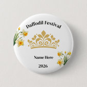Daffodil Festival Button Pin 缶バッジ (正面)