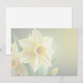 Daffodil Flat Note Card ノートカード (正面/裏面)