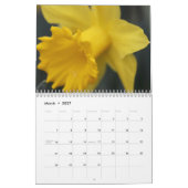 Daffodil Flowers 2023 Calendar カレンダー (3月 2027)