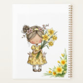 Daffodil Flowers Book Cover Planner プランナー手帳 (裏面)
