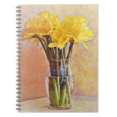 Daffodil Flowers Still Life Art Journal Notebook ノートブック (正面)