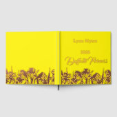 Daffodil Foil Scrapbook Photo Pageantフェスティバル ゲストブック (全面)